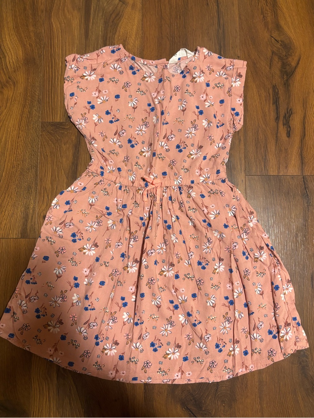 H&M Girls’ Short Sleeve Floral Dress - Pink 6
